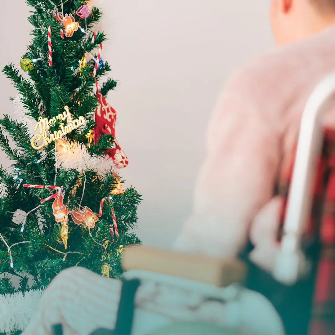 Muestra de soledad y tristeza durante la temporada de fiestas.