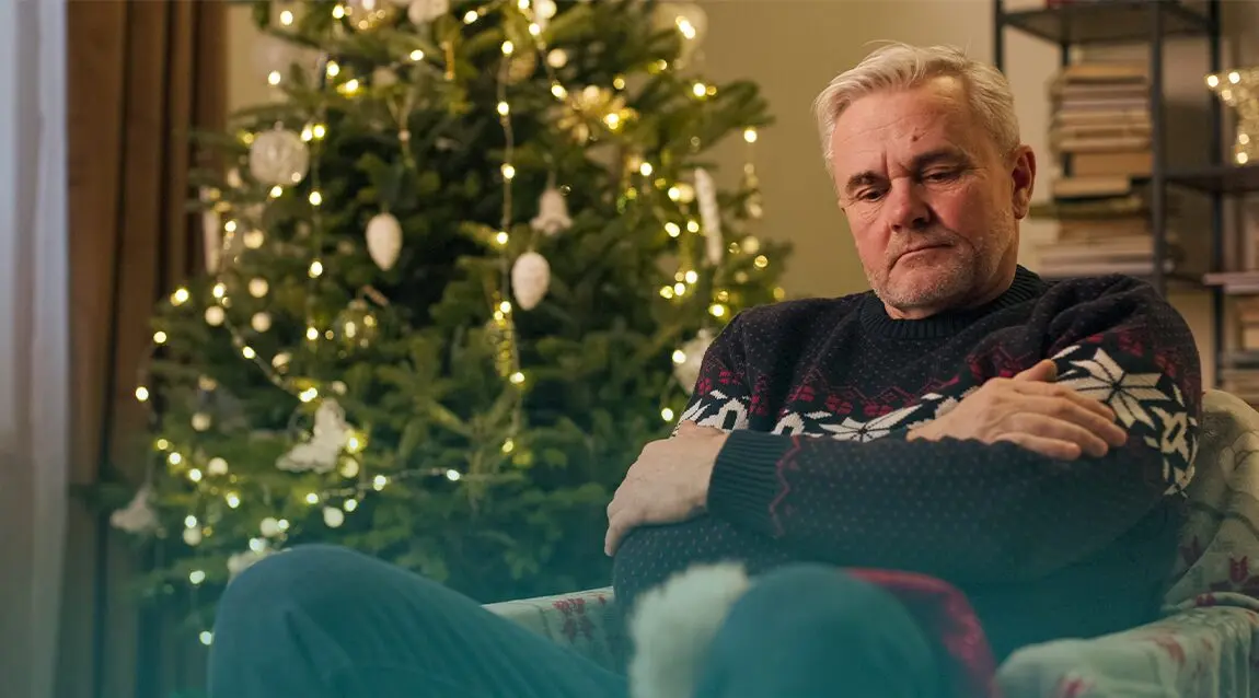 Cuidador se muestra afligido durante la temporada de fiestas